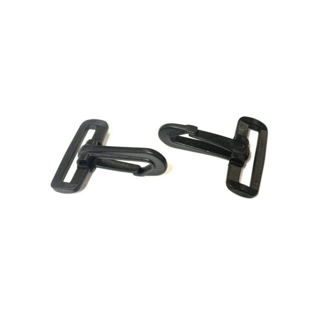 40mm Black Plastic Dog Clips Snap Clips For 40mm Webbing Straps Leads Bags x10 x25 x50 x100