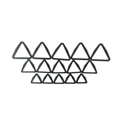 25mm 40mm 50mm Black Plastic Triangles For Webbing's Straps x5 x10 x25 x50 x100