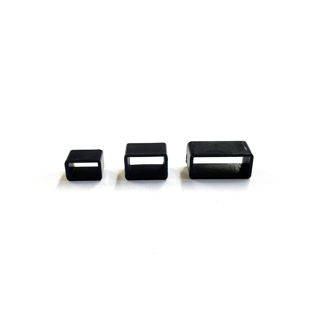 Deep Loop Strap Keepers Plastic 13mm 16mm 25mm Dog Collars Bags Straps Webbing Leather