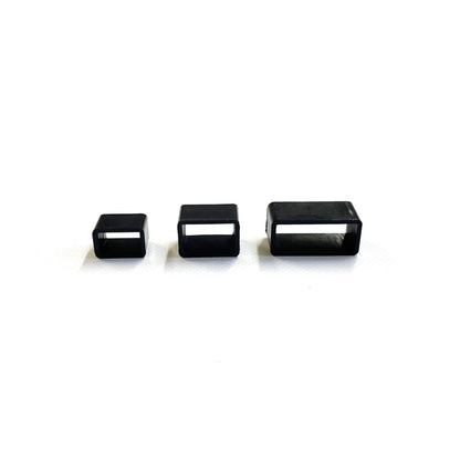 Deep Loop Strap Keepers Plastic 13mm 16mm 25mm Dog Collars Bags Straps Webbing Leather