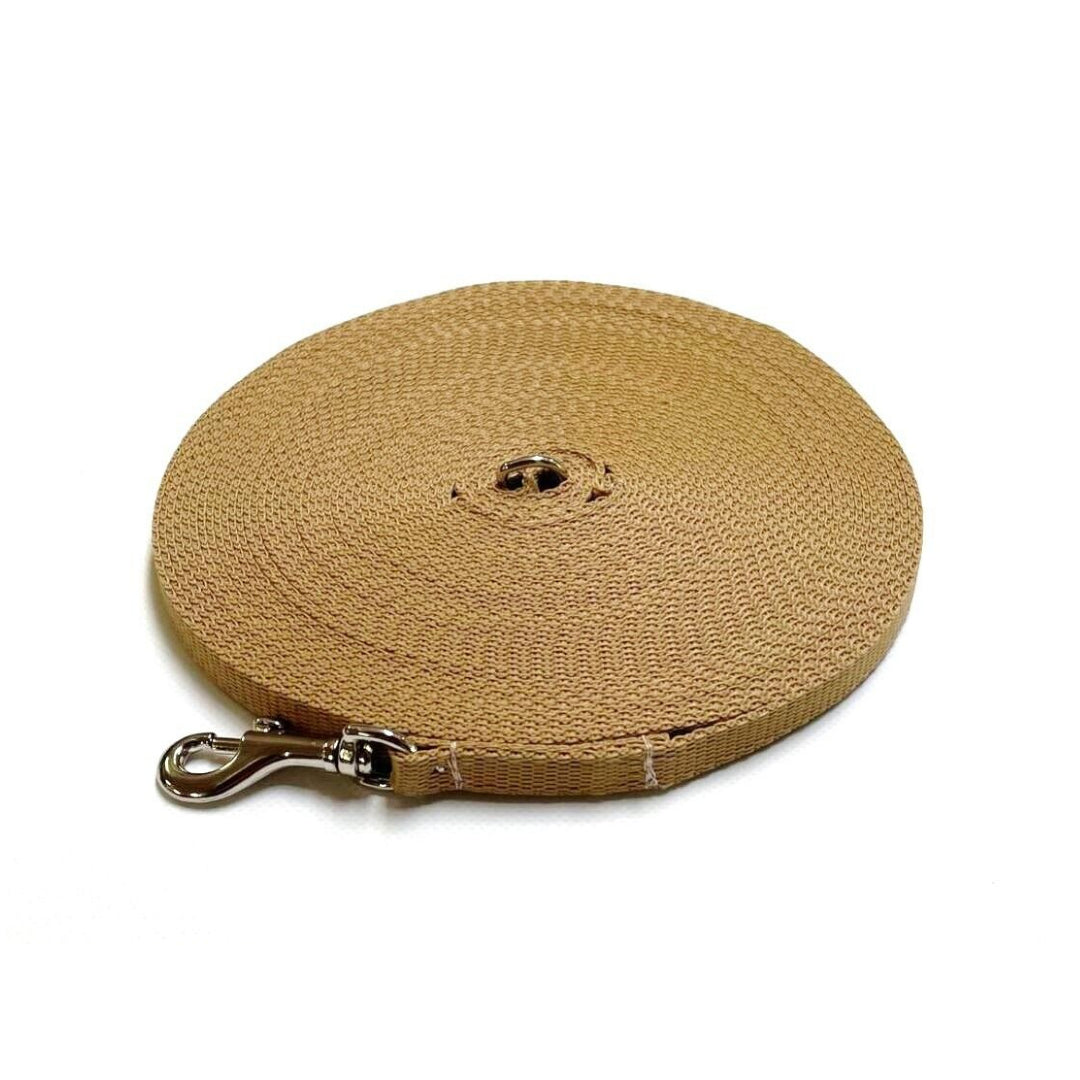 Puppy Dog Training Leads In 19 Colours 13mm Webbing 5ft - 25ft Long Leash