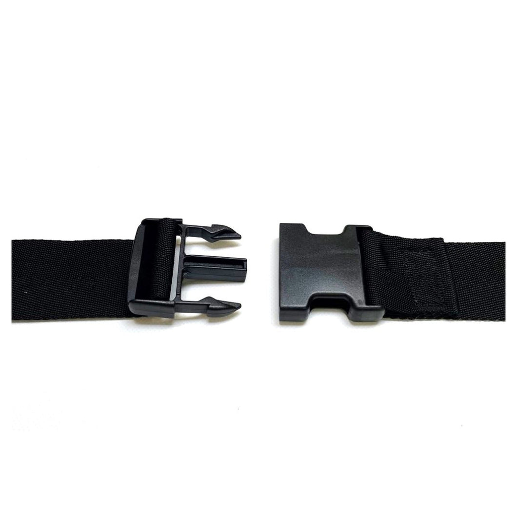 Tie Down Straps Plastic Side Release Buckle 50mm V-Twill Webbing 17 Colours Luggage Storage 1m - 5m Long
