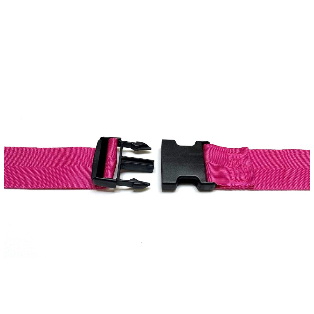Tie Down Straps Plastic Side Release Buckle 50mm V-Twill Webbing 17 Colours Luggage Storage 1m - 5m Long