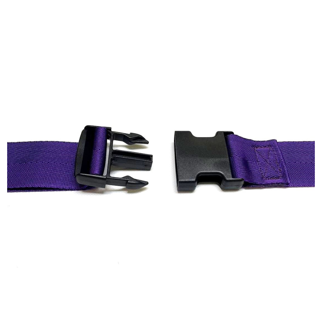 Tie Down Straps Plastic Side Release Buckle 50mm V-Twill Webbing 17 Colours Luggage Storage 1m - 5m Long