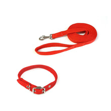 Load image into Gallery viewer, Dog Collar And Lead Set 25mm Air Webbing Large Collar In Various Lengths And Matching Colours