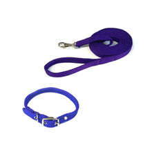 Load image into Gallery viewer, Dog Collar And Lead Set 25mm Air Webbing Large Collar In Various Lengths And Matching Colours