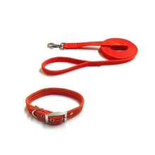 Load image into Gallery viewer, Dog Collar And Lead Set 25mm Air Webbing Large Collar In Various Lengths And Matching Colours
