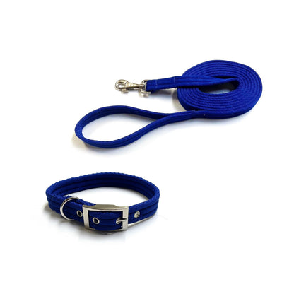 Dog Collar And Lead Set 25mm Air Webbing Small Collar In Various Lengths And Matching Colours