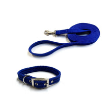 Load image into Gallery viewer, Dog Collar And Lead Set 25mm Air Webbing Small Collar In Various Lengths And Matching Colours