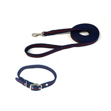 Load image into Gallery viewer, Dog Collar And Lead Set 25mm Air Webbing Small Collar In Various Lengths And Matching Colours
