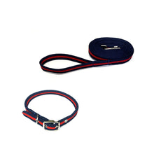 Load image into Gallery viewer, Dog Collar And Lead Set 25mm Air Webbing Large Collar In Various Lengths And Matching Colours