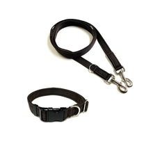 Load image into Gallery viewer, Dog Collar And Police Style Dog Lead Set 20mm Cushion Webbing Small Collar In Various Lengths And Matching Colours