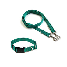 Load image into Gallery viewer, Dog Collar And Police Style Dog Lead Set 20mm Cushion Webbing Small Collar In Various Lengths And Matching Colours