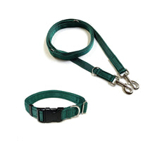 Load image into Gallery viewer, Dog Collar And Police Style Dog Lead Set 20mm Cushion Webbing Small Collar In Various Lengths And Matching Colours