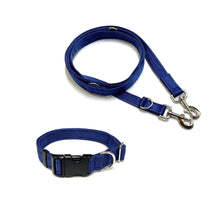 Load image into Gallery viewer, Dog Collar And Police Style Dog Lead Set 25mm Cushion Webbing Medium Collar In Various Lengths And Matching Colours
