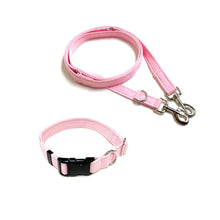 Load image into Gallery viewer, Dog Collar And Police Style Dog Lead Set 20mm Cushion Webbing Small Collar In Various Lengths And Matching Colours