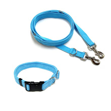 Load image into Gallery viewer, Dog Collar And Police Style Dog Lead Set 20mm Cushion Webbing Small Collar In Various Lengths And Matching Colours