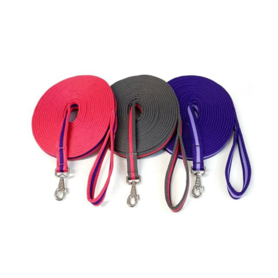Horse Lunge Line Large Dog Training Lead Leash 50ft Soft Cushioned Padded 25mm Air Webbing