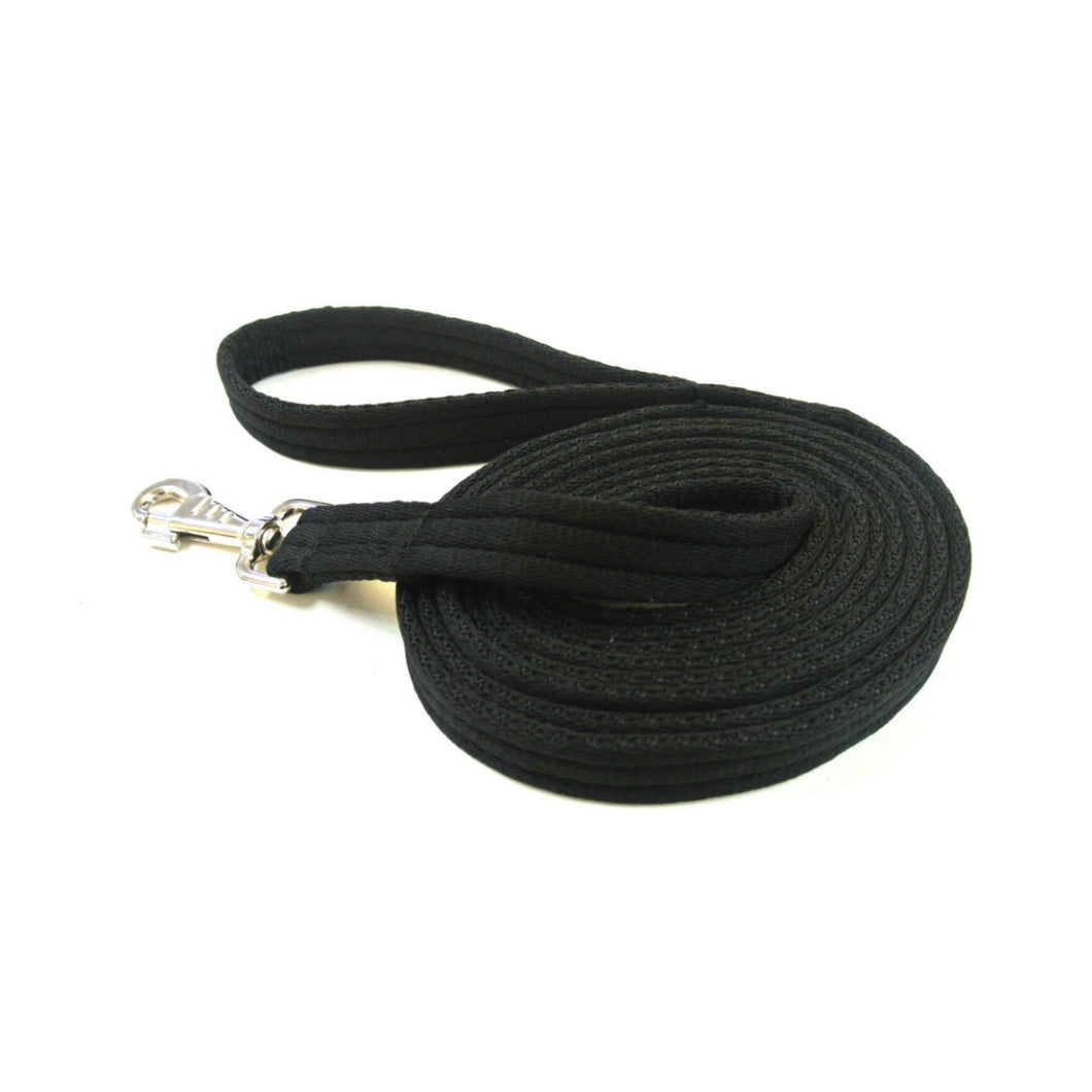 Horse Lunge Line Large Dog Training Lead Leash 50ft Soft Cushioned Padded 25mm Air Webbing