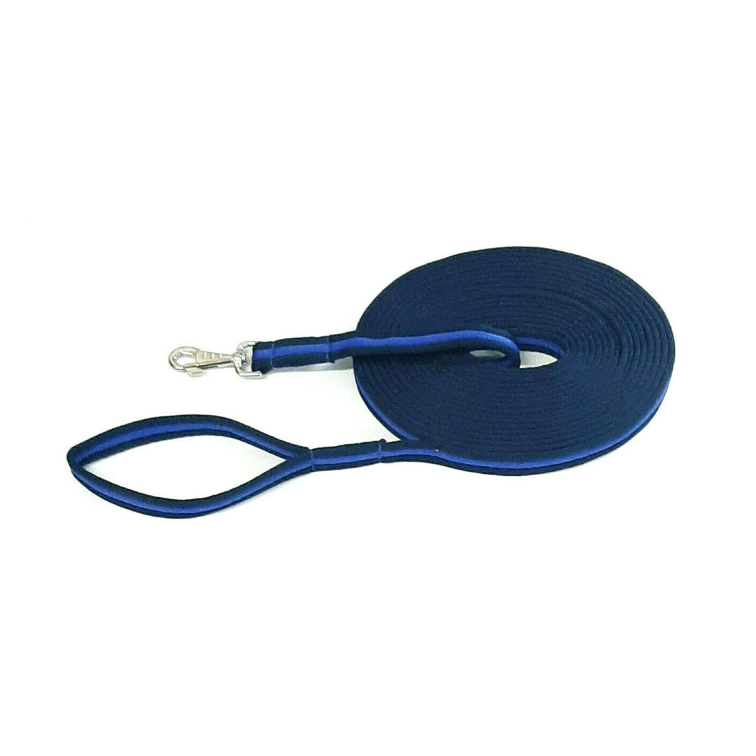 Horse Lunge Line Large Dog Training Lead Leash 50ft Soft Cushioned Padded 25mm Air Webbing