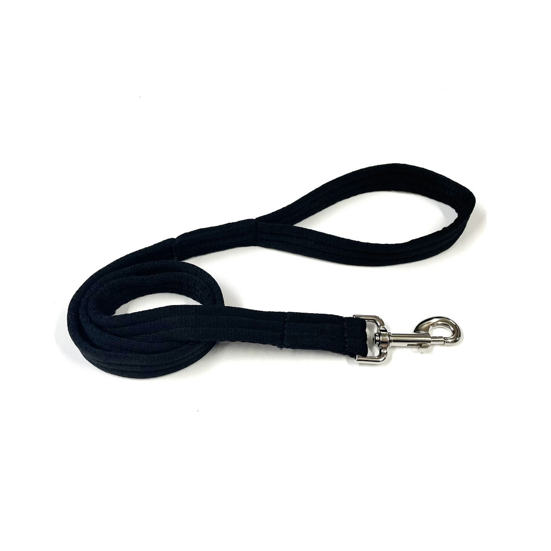 Dog Lead Walking Leash Short Training Lead 45" And 76" Long 20mm 25mm Soft Air Webbing In Various Colours