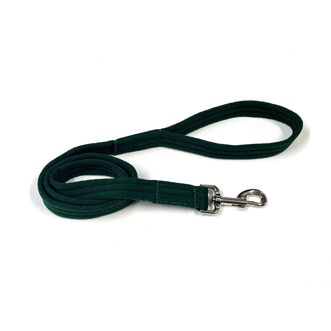 Dog Lead Walking Leash Short Training Lead 45" And 76" Long 20mm 25mm Soft Air Webbing In Various Colours