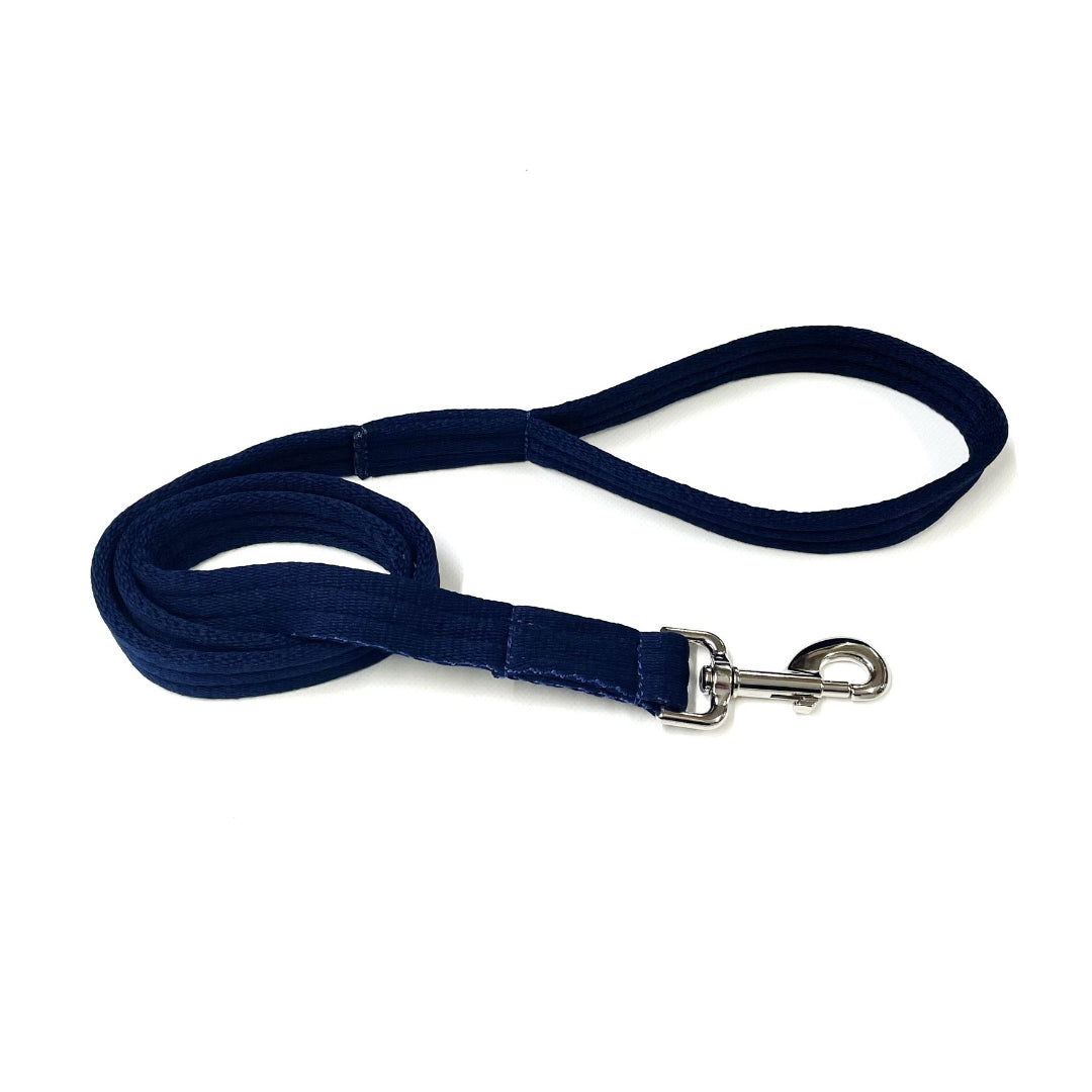 Dog Lead Walking Leash Short Training Lead 45" And 76" Long 20mm 25mm Soft Air Webbing In Various Colours