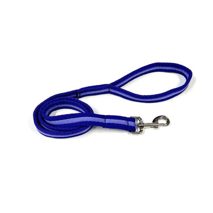 Dog Lead Walking Leash Short Training Lead 45" And 76" Long 20mm 25mm Soft Air Webbing In Various Colours