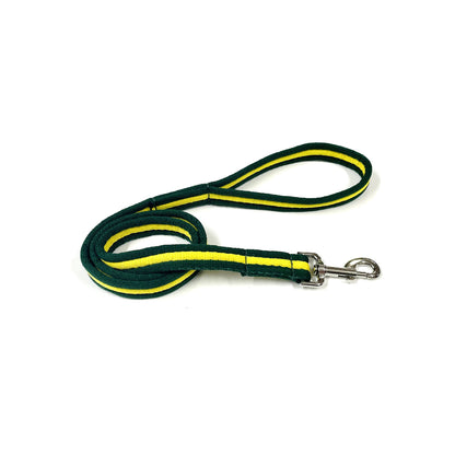 Dog Lead Walking Leash Short Training Lead 45" And 76" Long 20mm 25mm Soft Air Webbing In Various Colours