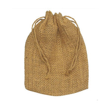 Load image into Gallery viewer, Hessian Drawstring Gift Bags Fabric Linen Christmas Pouch Bags x1 x2 x5 x10 UK Seller