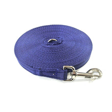 Load image into Gallery viewer, 5ft - 50ft Dog Training Lead Obedience Recall Leash Long Dog Lead 20mm Cushion Webbing