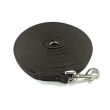 Load image into Gallery viewer, 5ft - 50ft Dog Training Lead Obedience Recall Leash Long Dog Lead 20mm Cushion Webbing