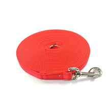 Load image into Gallery viewer, 65ft - 100ft Dog Training Lead Obedience Recall Leash Long Dog Lead 25mm Cushion Webbing