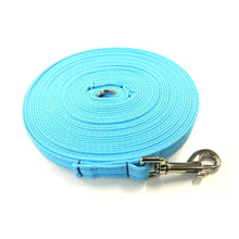 Load image into Gallery viewer, 65ft - 100ft Dog Training Lead Obedience Recall Leash Long Dog Lead 25mm Cushion Webbing