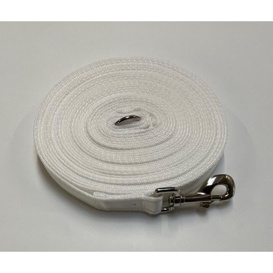65ft - 100ft Dog Training Lead Obedience Recall Leash Long Dog Lead 20mm Cushion Webbing