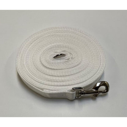 65ft - 100ft Dog Training Lead Obedience Recall Leash Long Dog Lead 20mm Cushion Webbing