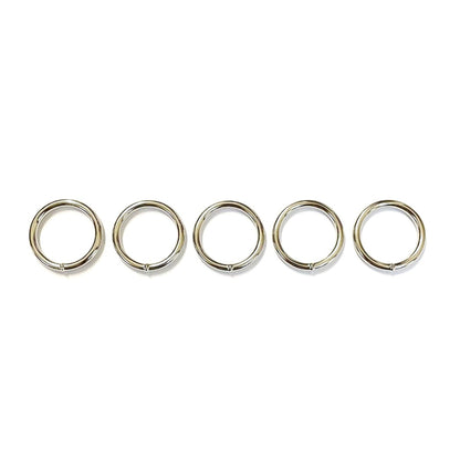 29mm Welded O-Rings Nickel Plated 4mm Thick For Webbing Bags Straps Handles Dog Leads x2 - x100