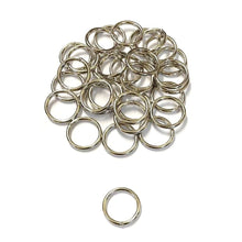 Load image into Gallery viewer, 29mm Welded O-Rings Nickel Plated 4mm Thick For Webbing Bags Straps Handles Dog Leads x2 - x50