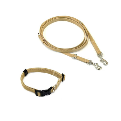 Dog Collar And Police Style Dog Lead Set 13mm Webbing Small Collar In Various Lengths And Matching Colours