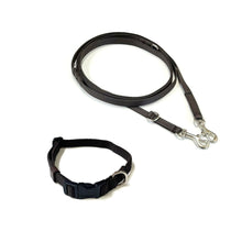 Load image into Gallery viewer, Dog Collar And Police Style Dog Lead Set 13mm Webbing Small Collar In Various Lengths And Matching Colours