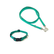 Load image into Gallery viewer, Dog Collar And Police Style Dog Lead Set 13mm Webbing Small Collar In Various Lengths And Matching Colours