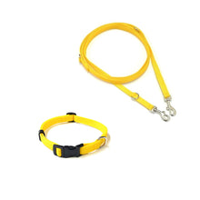 Load image into Gallery viewer, Dog Collar And Police Style Dog Lead Set 13mm Webbing Small Collar In Various Lengths And Matching Colours