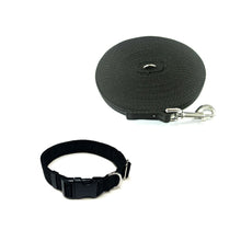 Load image into Gallery viewer, Dog Collar And Lead Set 20mm Cushion Webbing Small Collar In Various Lengths And Matching Colours
