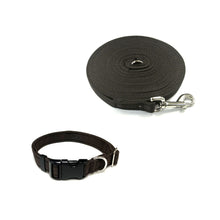 Load image into Gallery viewer, Dog Collar And Lead Set 20mm Cushion Webbing Small Collar In Various Lengths And Matching Colours