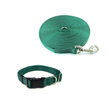 Load image into Gallery viewer, Dog Collar And Lead Set 20mm Cushion Webbing Small Collar In Various Lengths And Matching Colours