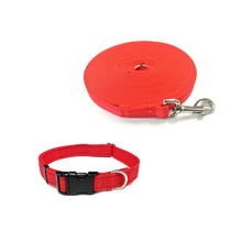 Load image into Gallery viewer, Dog Collar And Lead Set 20mm Cushion Webbing Small Collar In Various Lengths And Matching Colours