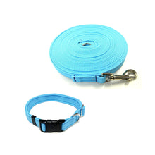 Load image into Gallery viewer, Dog Collar And Lead Set 20mm Cushion Webbing Small Collar In Various Lengths And Matching Colours