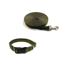Load image into Gallery viewer, Dog Collar And Lead Set 20mm Cushion Webbing Small Collar In Various Lengths And Matching Colours
