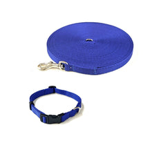 Load image into Gallery viewer, Dog Collar And Lead Set 13mm Webbing Small Collar In Various Lengths And Matching Colours