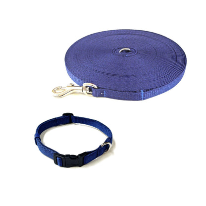 Dog Collar And Lead Set 13mm Webbing X - Small Collar In Various Lengths And Matching Colours
